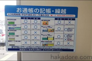 北洋銀行の通帳繰り越し機は土日祝に使えないので平日に利用しよう
